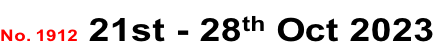No. 1912 21st - 28th Oct 2023
