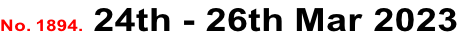 No. 1894. 24th - 26th Mar 2023
