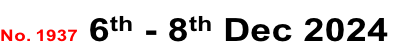 No. 1937 6th - 8th Dec 2024