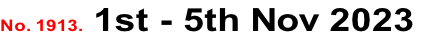 No. 1913. 1st - 5th Nov 2023
